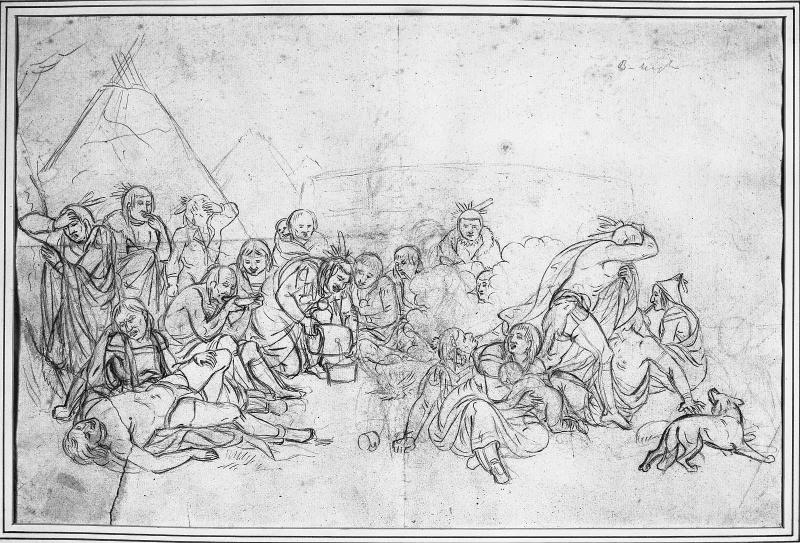 Indians Carousing