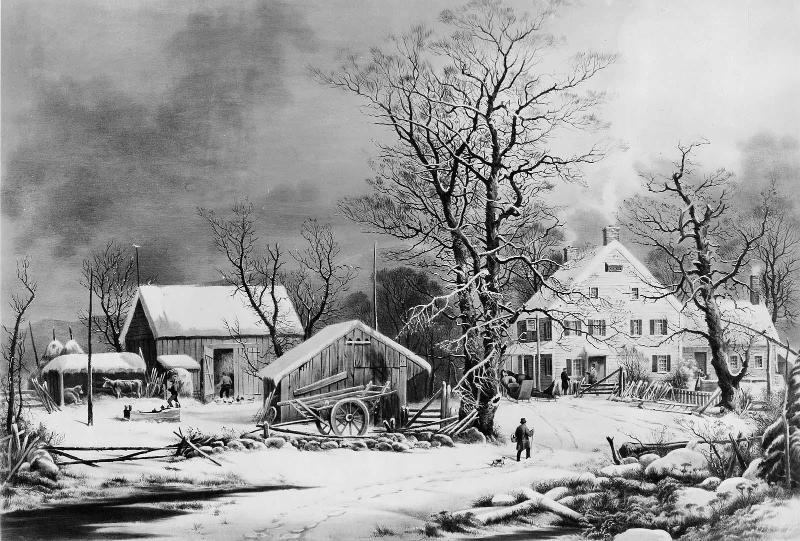 Winter in the Country: A Cold Morning