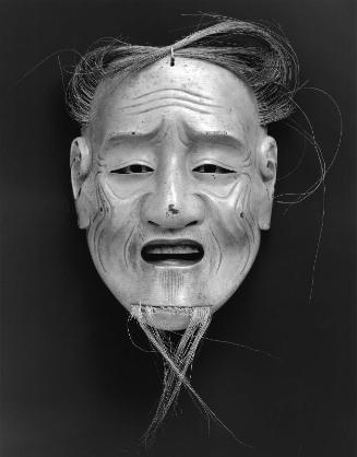 Nô mask, possibly of the Shiwajô type