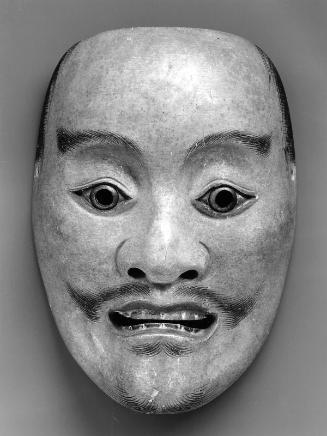 Nô mask of the Mikazuki type