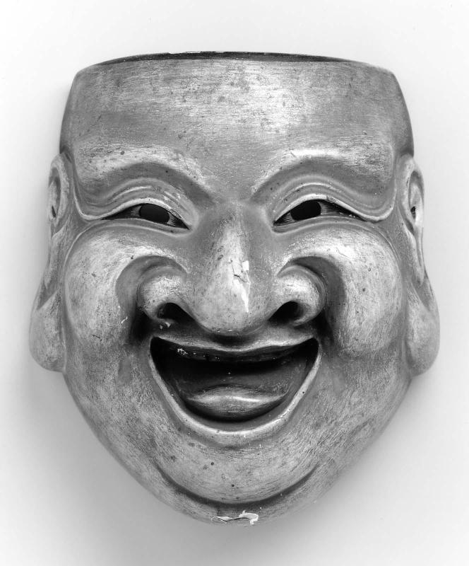 Kyôgen mask, possibly of the Daikoku type