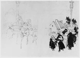 Fête Concarneau (Breton Peasants at Column)