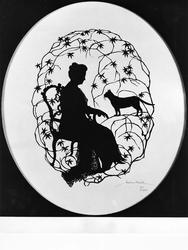 Martha Catharine Codman (Mrs. Maxim Karolik) with her Siamese cat
