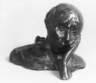 Head of a Woman Resting on One Hand
