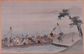 Travellers Boarding a Ferry