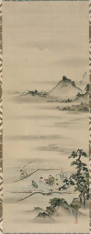 Cultivating Rice Fields