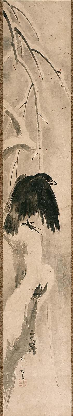 Crow in Snow