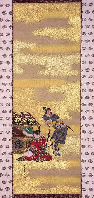 The Four Accomplishments, a Copy of the Hikone byôbu