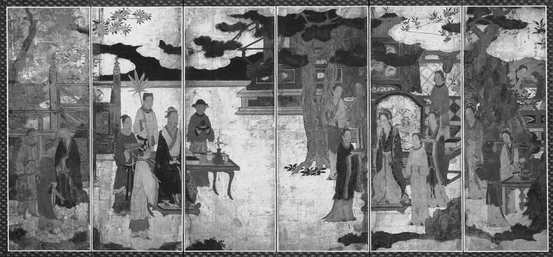 Xiwangmu (Seiôbo), the Queen Mother of the West, and Mu Wang (Bokuô)