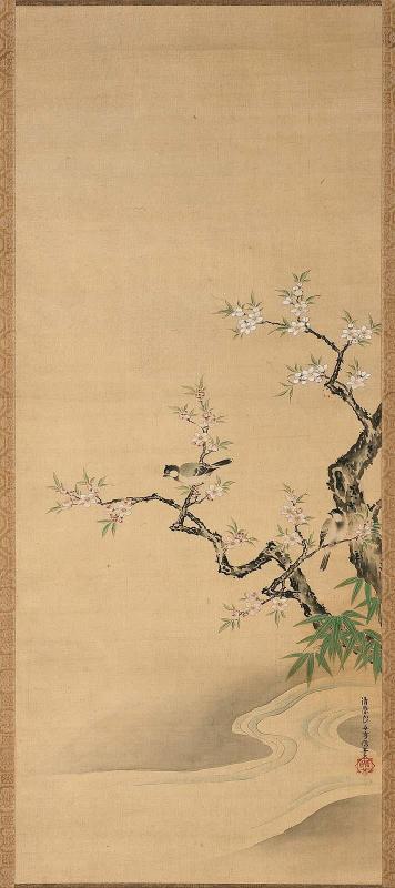Birds in Peach Tree