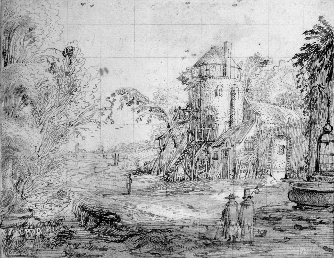 Landscape with Figures on a Road