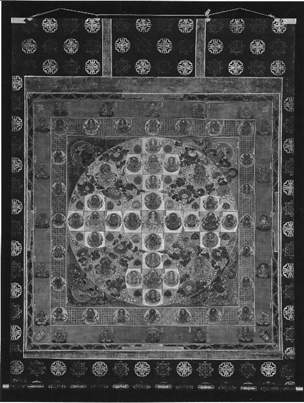 Mandalas of the Two Worlds : Mandala of the Eighty-One Deities of the Diamond World (Kongôkai hachijûisson)