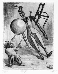 Skit (Sketch), from the suite of ten prints, Circus (Zirkus)