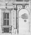Detail: recto--model of Arch. Passade