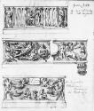 Sepulchre from Cimiterio of Pisa and artist's own with inscription