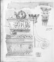 Detail: verso--fenestrations & sepulchre invented by Minozzi