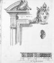 Detail: verso--sculptural details from Collegium Sistorium by Sangallo