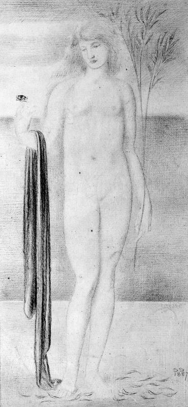 Young Nude Girl, Standing