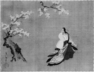 Ono no Komachi Viewing Cherry Blossoms