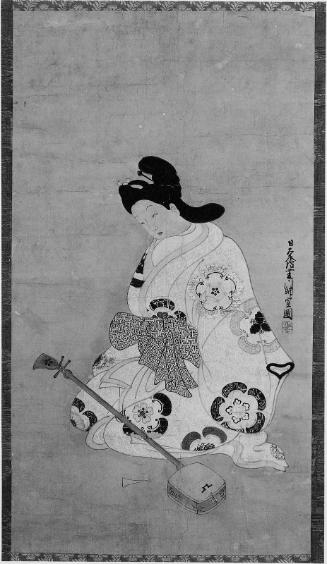 Courtesan with Shamisen