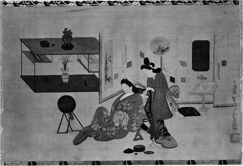Courtesan Having Her Hair Perfumed