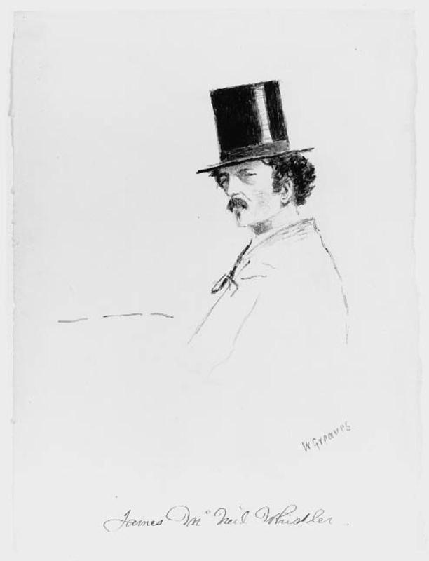 James McNeil Whistler in a Top Hat