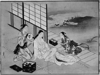 Woman Enjoying the Cool of the Evening