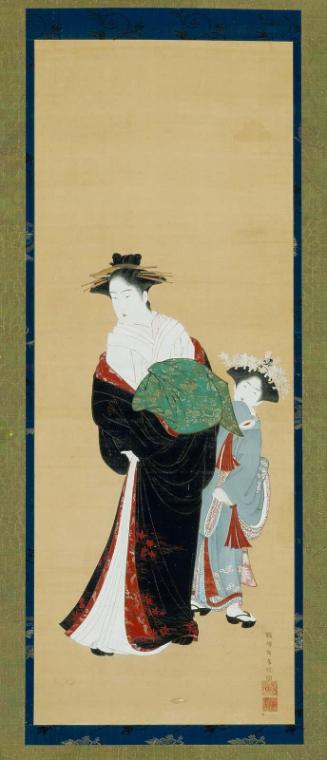 Courtesan and Child Attendant