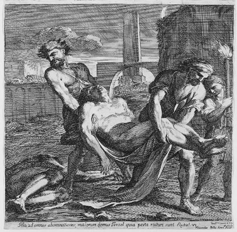 SS Abdon and Sennen Burying the Remains of Christian Martyrs