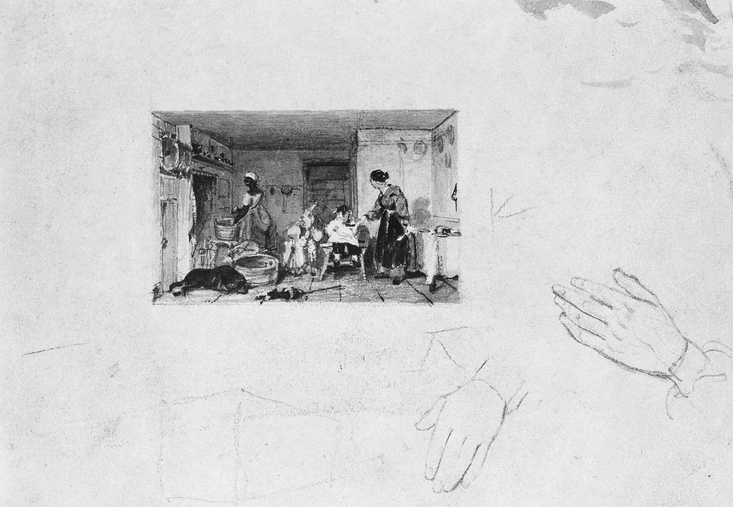 Study for "The Kitchen"