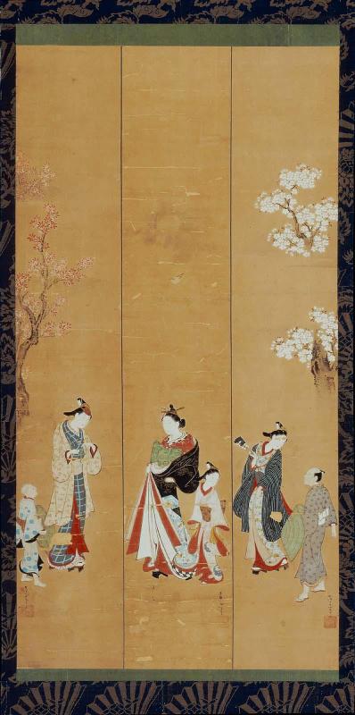 Genre Scenes of Spring, Summer, and Autumn