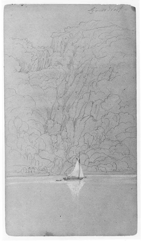 (Recto): Crow's Nest; (Verso): Sketch of a tree