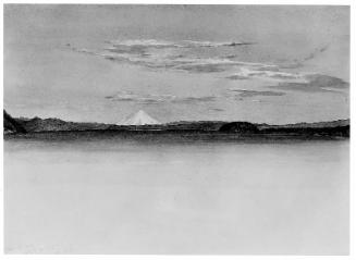Mt. St. Helen's From the Mouth of the Columbia River