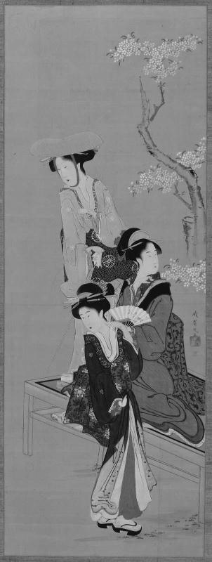 Women Under a Cherry Tree