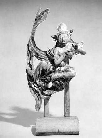 Asparas: Fragment/Tennin from the Halo of an Amida at Kofukuji
