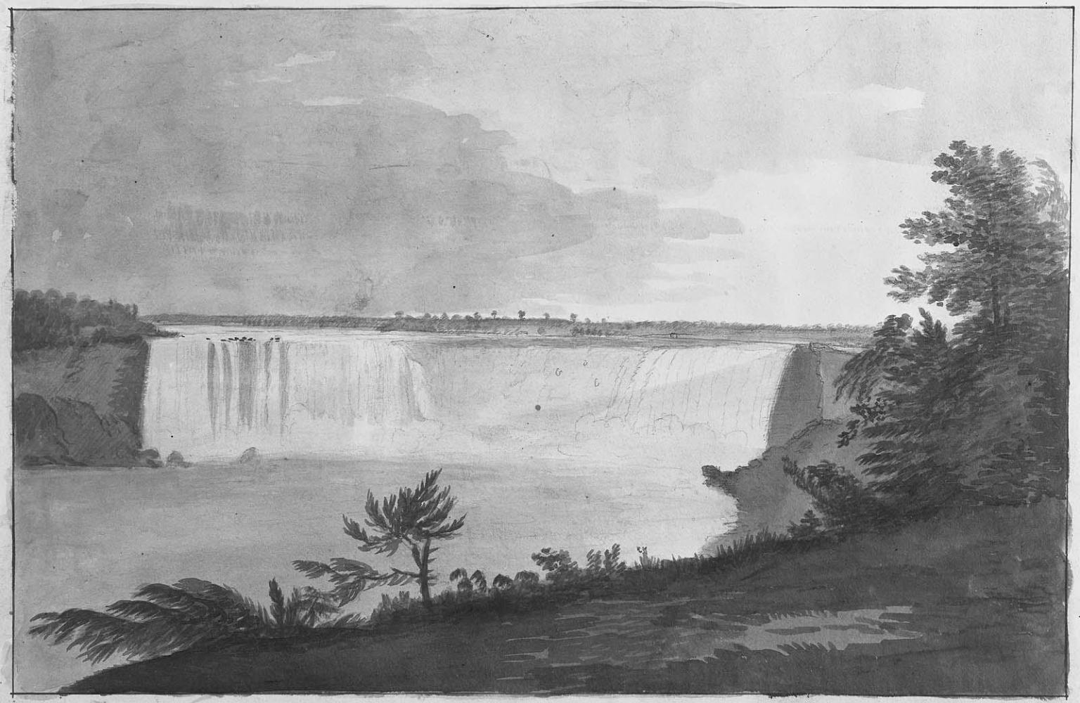 Niagara Falls, recto; "Experiment", verso