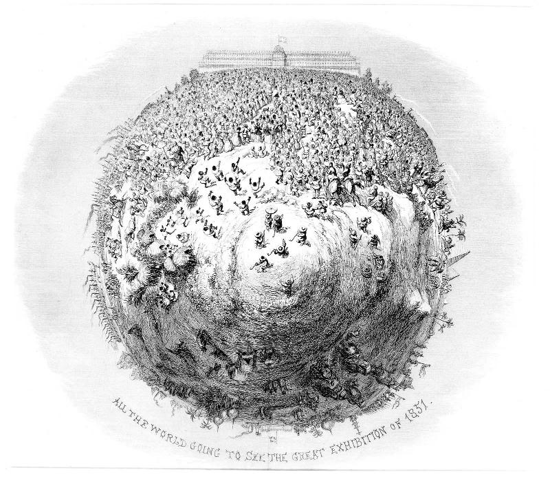All the Worlds going to see the great Exhibition of 1851