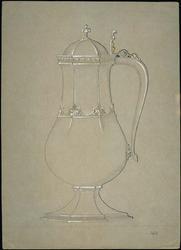 Presentation drawing for communion set flagon