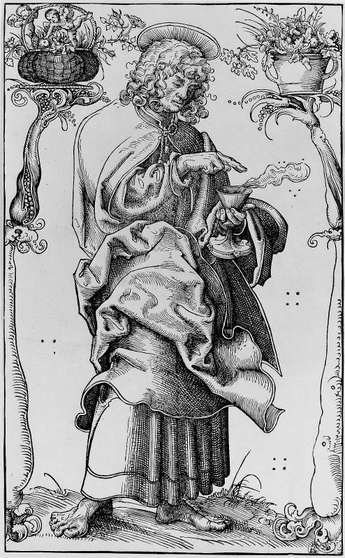 Saint John the Evangelist (from a series of Christ, the Apostles, and Saint Paul)