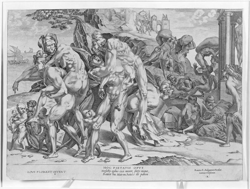 Anfinomus and Anapias Carrying Their Parents