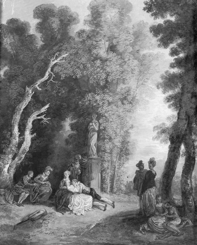 Loving couples in a Park