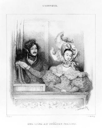 A Box at the Italian Theater (Une Loge au Théâtre Italien)