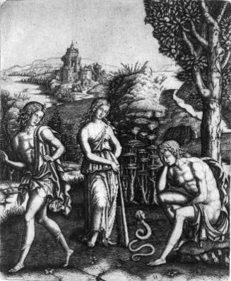 A Serpent Talking to a Young Man