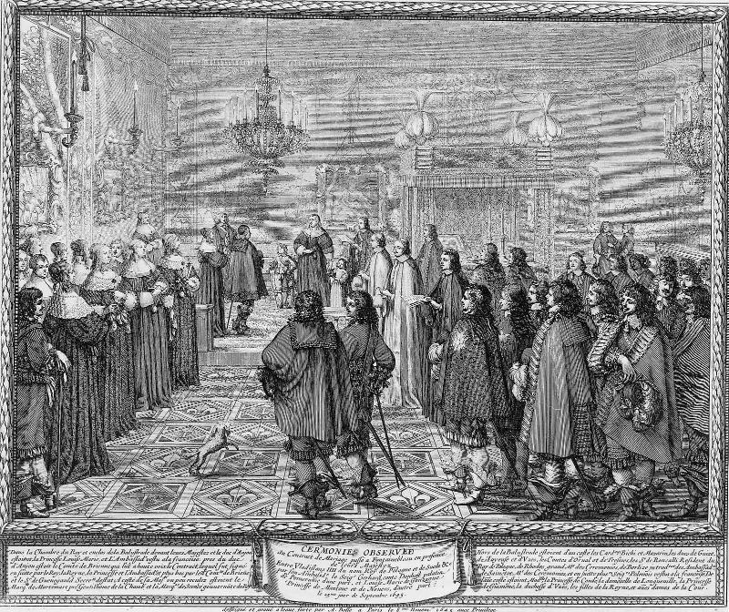 The Reading of the Marriage Contract Between Wladislaus IV of Poland and Marie Louise Gonzaga