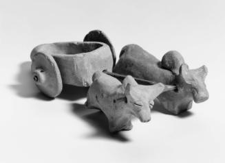 Group shot:  36.2231-32 (oxen), 36.2233 (cart), 36.2234-35 (wheels)