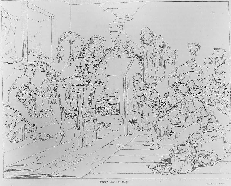 Ichabod in the Schoolroom, pl. 1