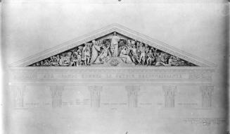Pediment of the Pantheon, Paris