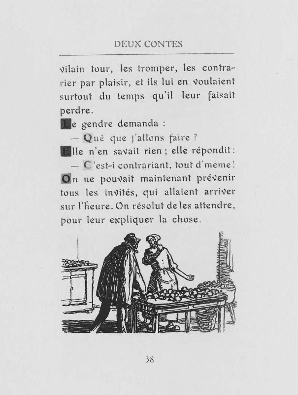 Deux contes: le vieux, la ficelle