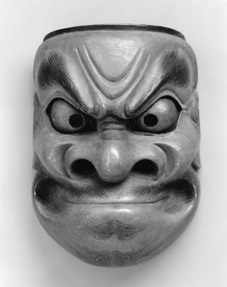 Nô mask of the Kurobeshimi type