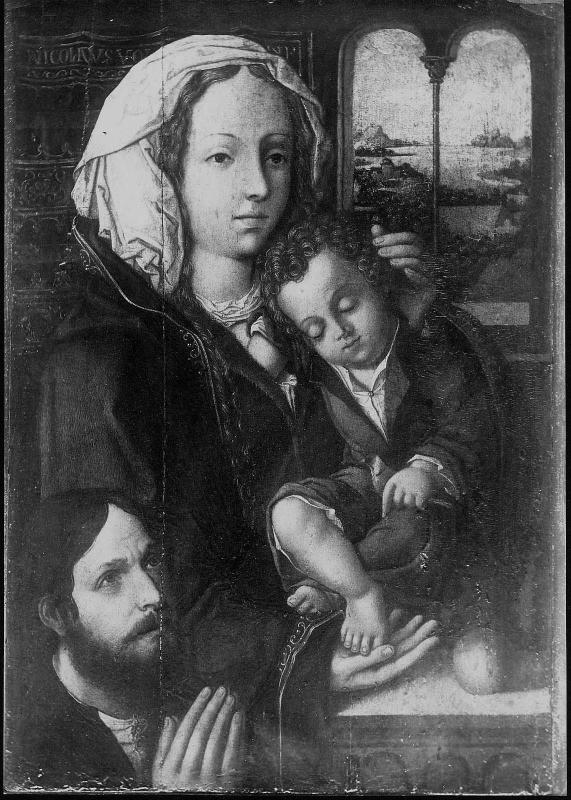 Virgin and Child with a Donor